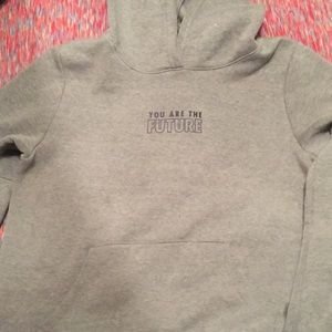 Grey slogan sweatshirt ‘ You Are the Future’
